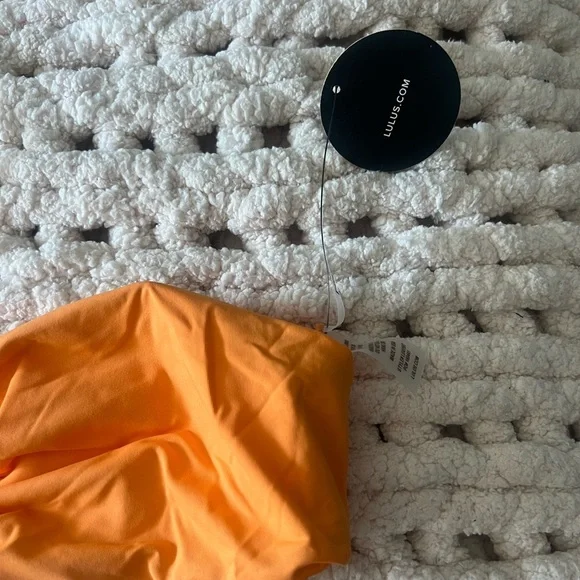 Lulus orange bikini top - Picture 2 of 5